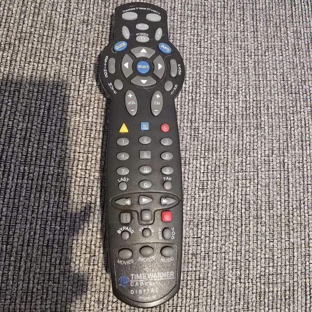 Time‎ Warner Cable Remote Model RT-U49C-H RT-U49C-1M